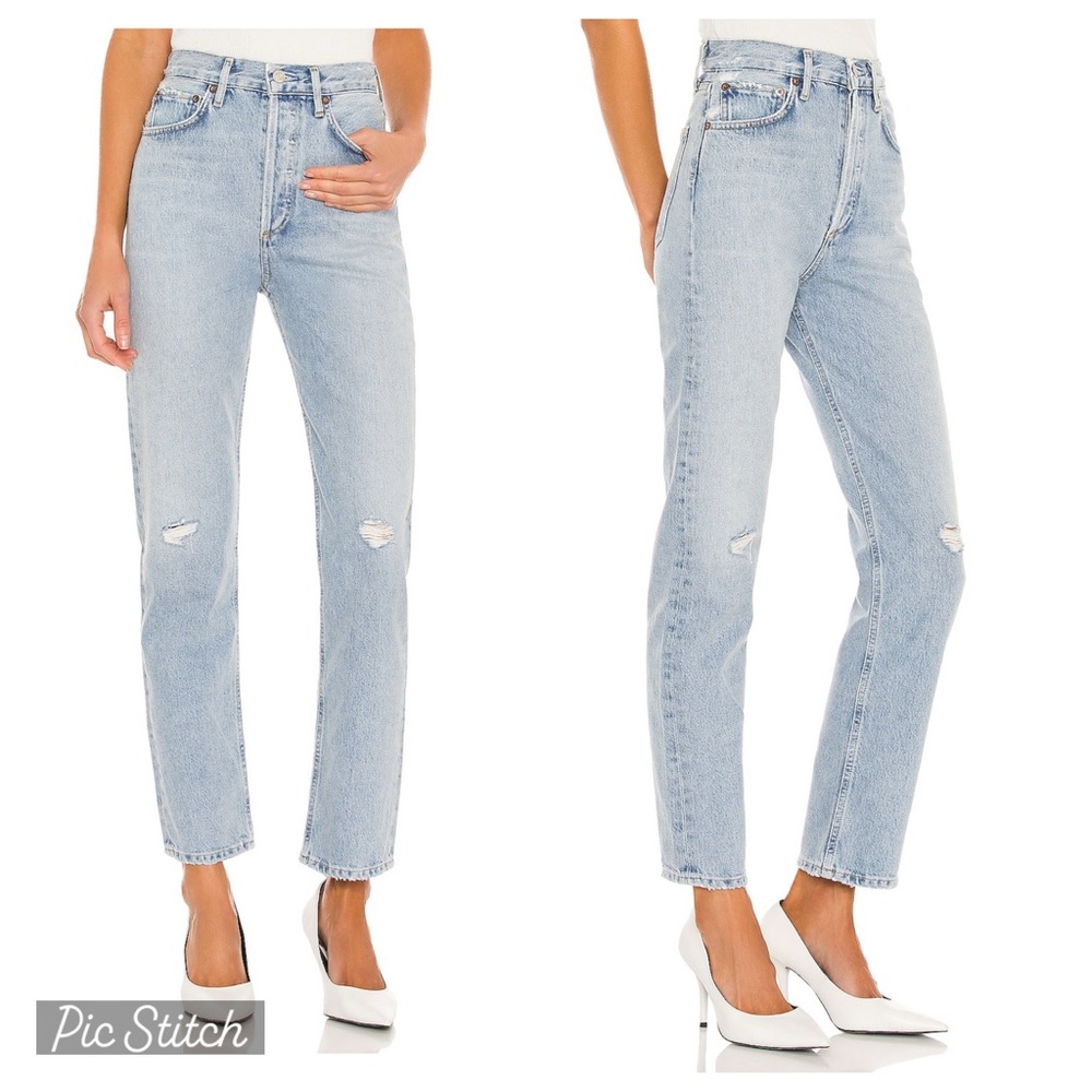 Agolde Light Blue Women Jeans